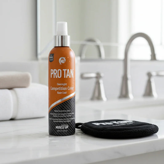 Pro Tan Overnight Competition Color Base Coat with Applicator Sponge