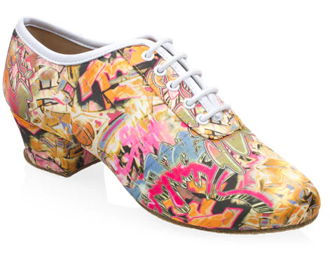 Ray Rose Solstice Graffiti Ladies Practice Dance Shoes 415_SALE