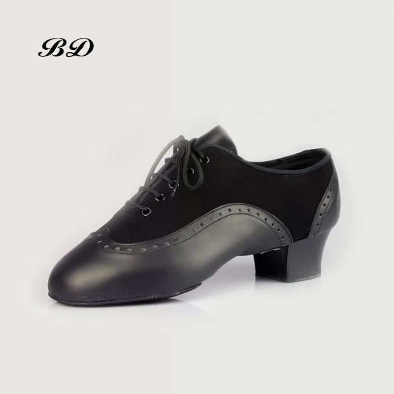 Men's Latin Dance Shoes Material and Broguing BD 458