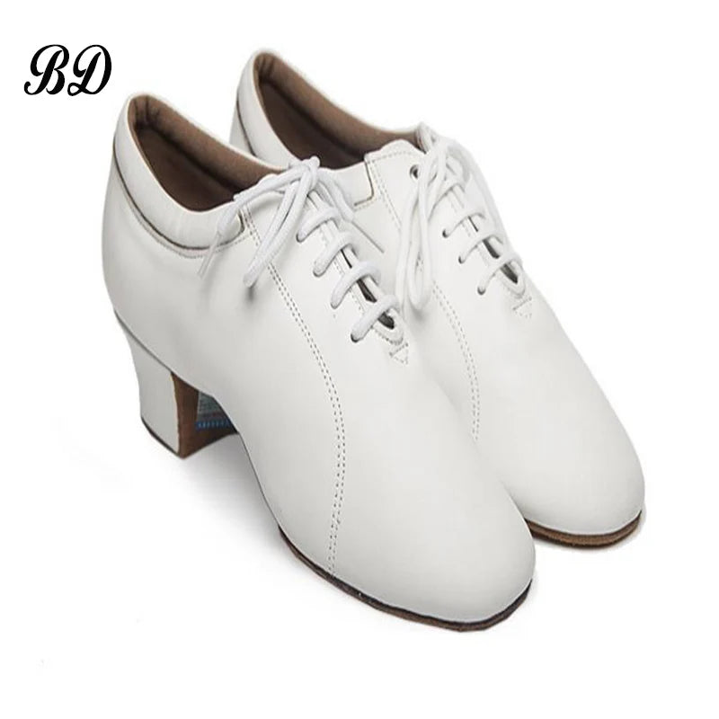 Men's BD Dance Latin Shoes in White, Black or Patent Leather BD 419