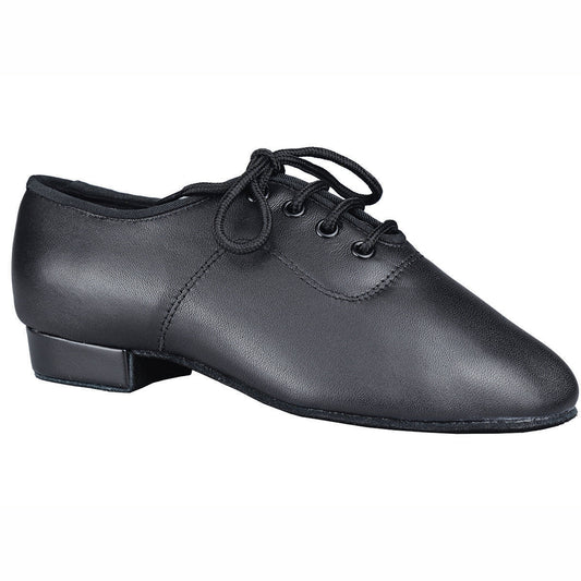 Dance America Lincoln Children's Black Leather Ballroom Dance Shoe