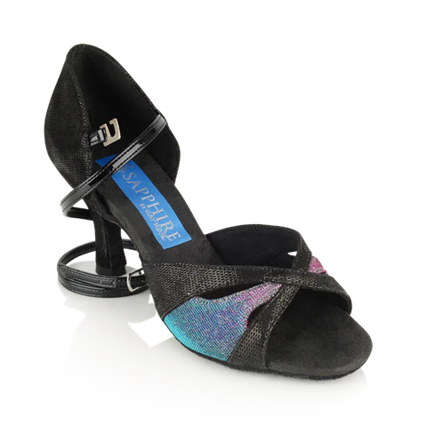 Ray Rose dragonfly pink and black dance shoe