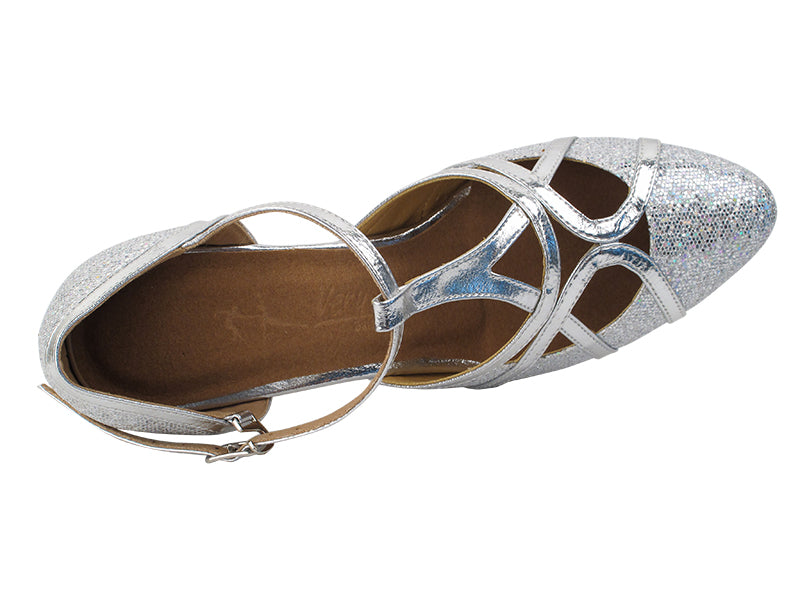 Very Fine Closed Toe Ballroom or Club Shoes with Accents 3541 In Stock