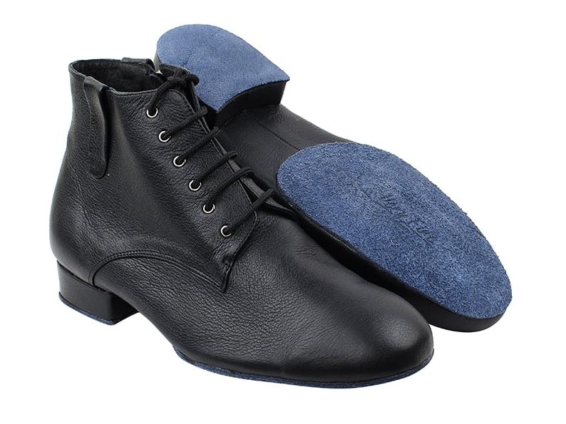 Very Fine Men's Leather Ballroom Dance Shoes with High Top Ankle and 1” heel 9001 In Stock