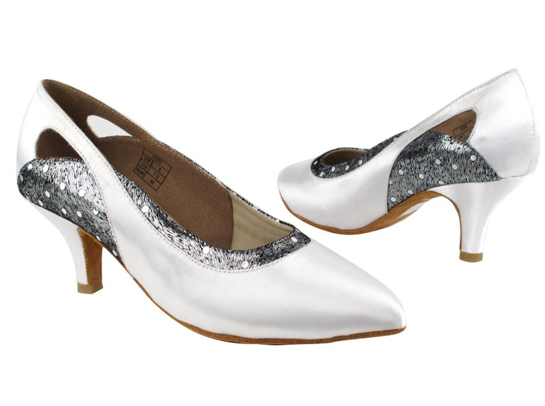 Very Fine Standard Ballroom Shoes with Contrast Design 5505 In Stock