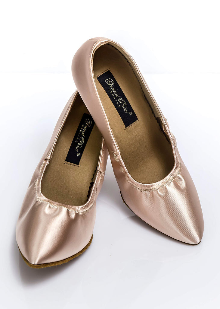 Grand Prix Tango Ballroom Shoes with Sewn in Front Elastic