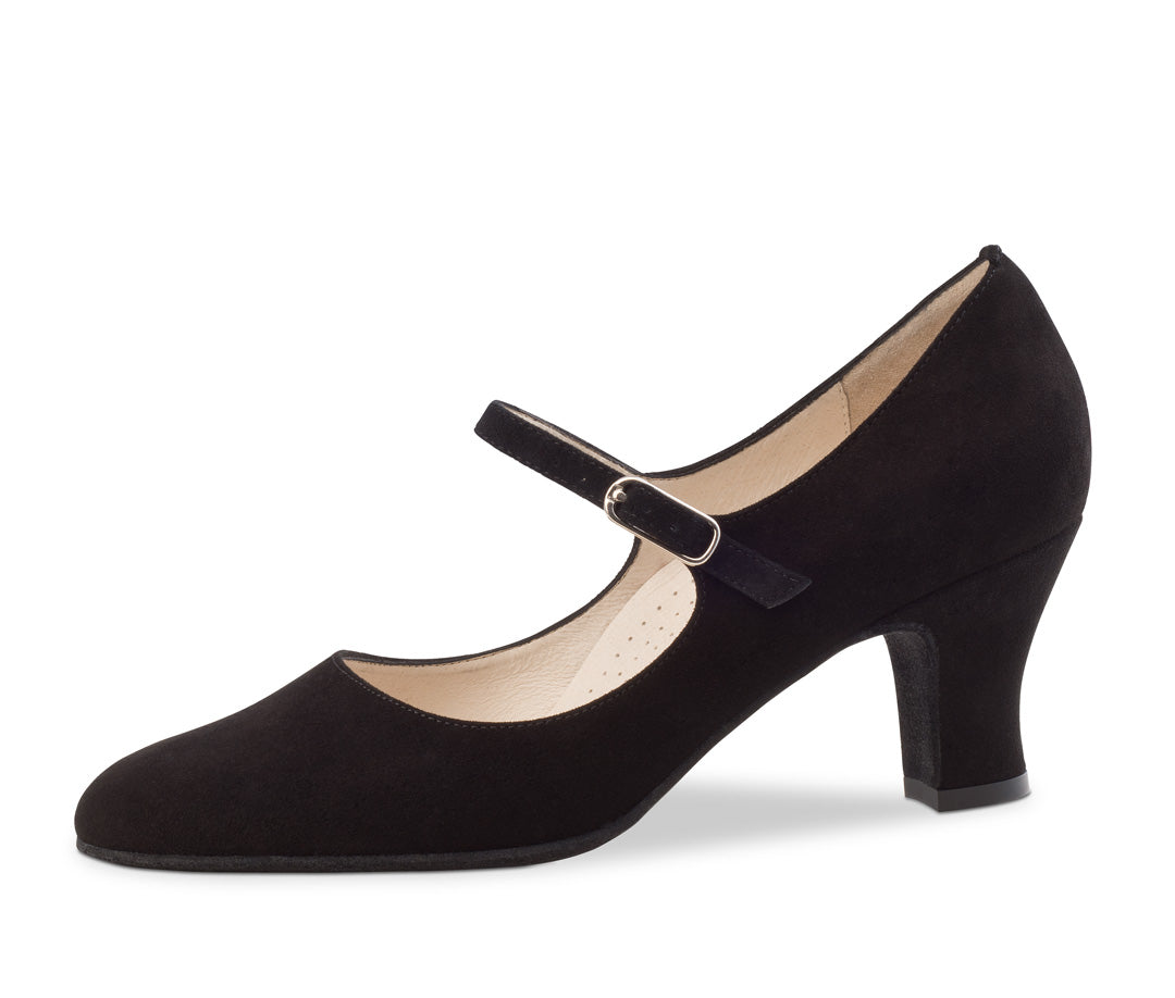 Werner Kern Ashley Ballroom Shoes in Black Suede