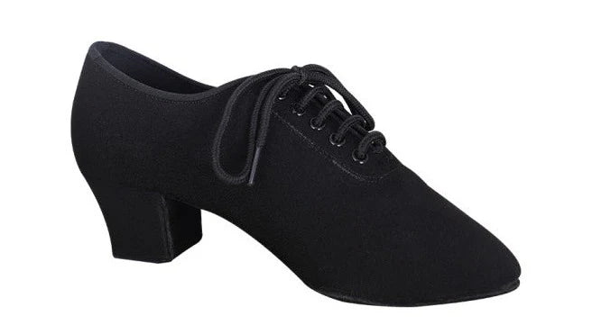 BD Dance T1-B_SALE Black Canvas Practice or Teaching Shoe with 2" Heel