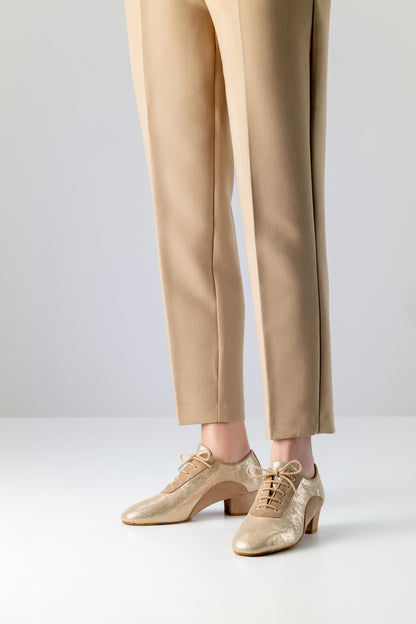 Brienne Split-Sole Suede Practice Dance Shoe in Beige