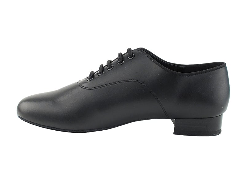 Very Fine Black Leather, Black Oxford, and Coffee Brown Leather Men's Ballroom Shoes 2503 In Stock