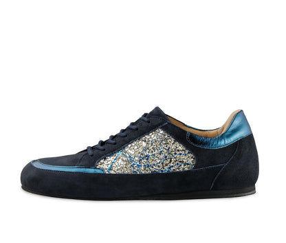 Werner Kern Carol Dance Sneakers in Blue Suede