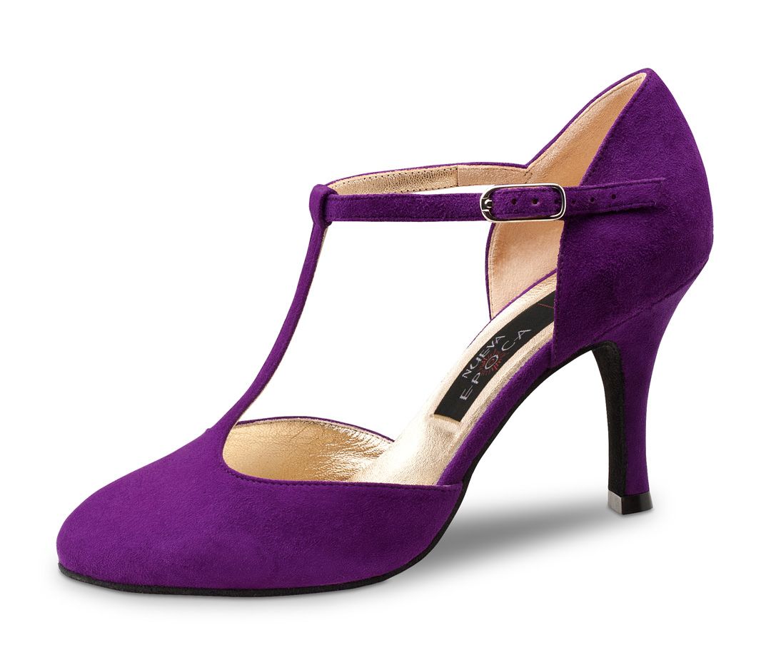 Werner Kern Corazon Ladies Tango Shoes in Violet Suede with T-Strap