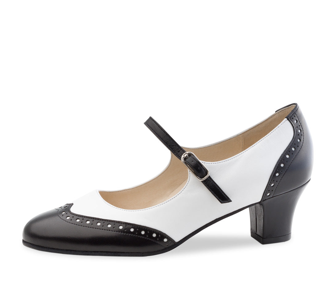 Werner Kern Emma Swing Shoes in Black and White