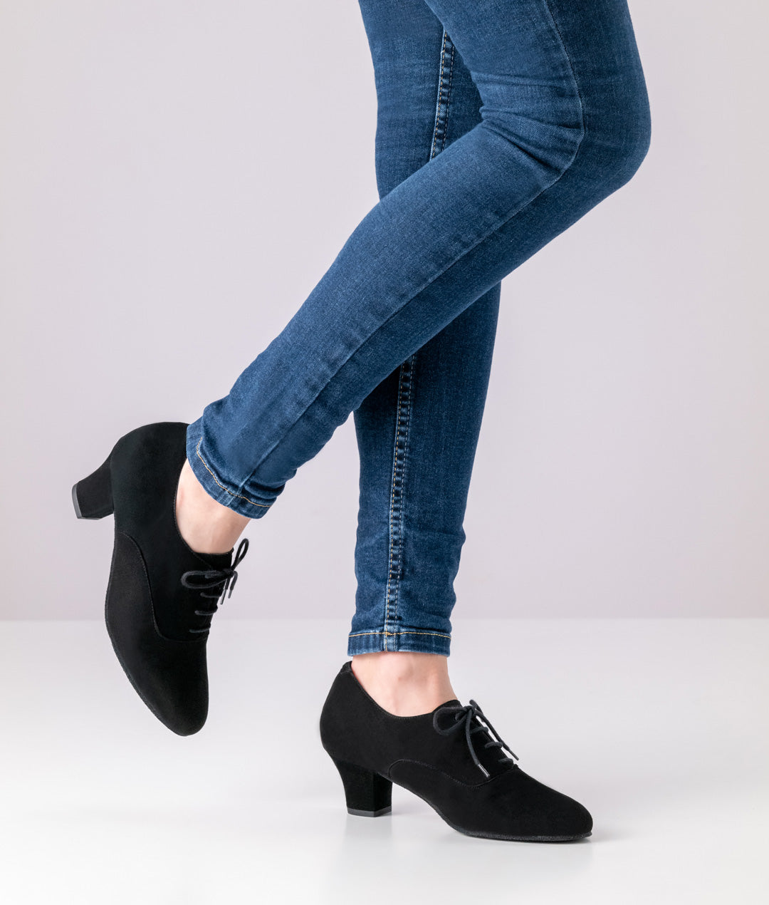 Ingrid Black Suede Practice Dance Shoe