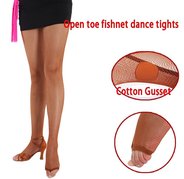 Toeless Fishnet Tights Without Seams Available in Multiple Colors in Stock