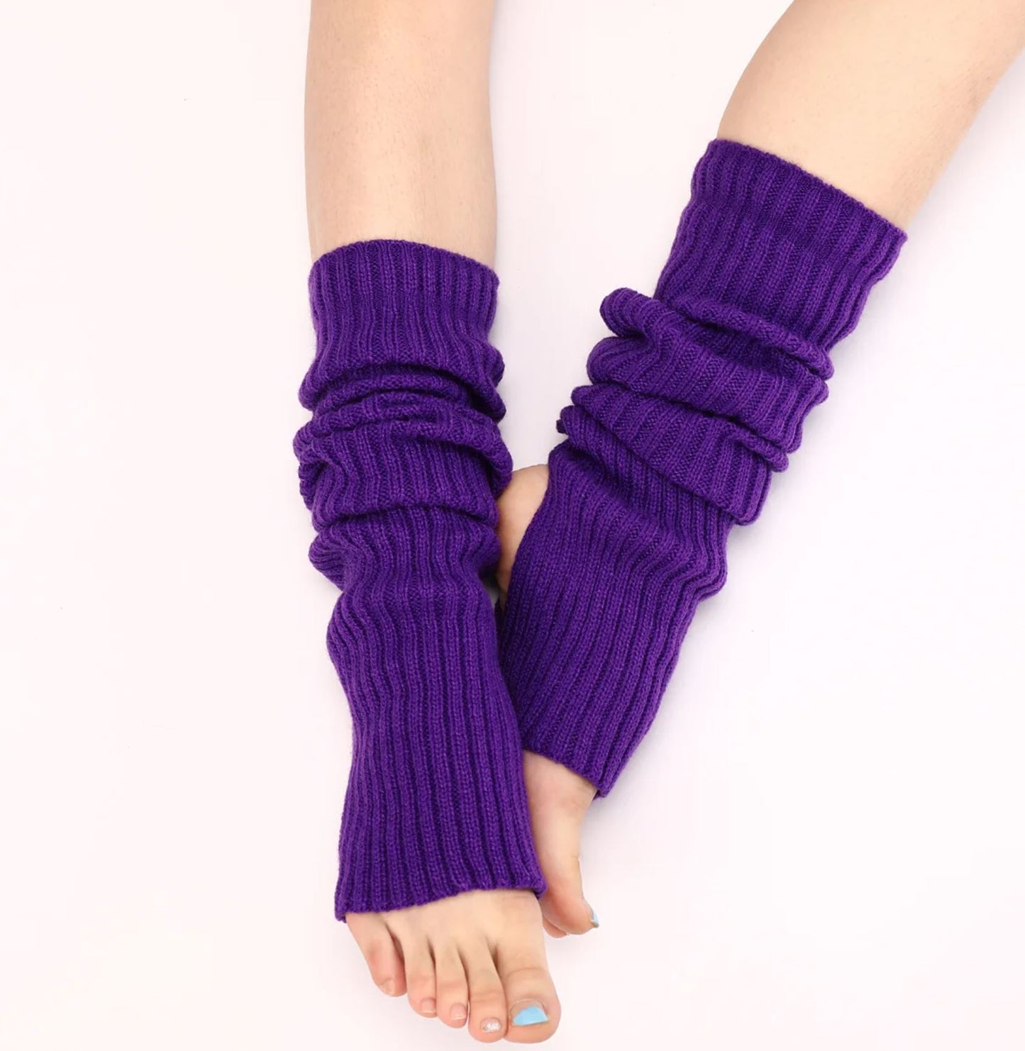 Women's Soft Knitted Leg Warmers Available in 14 Colors