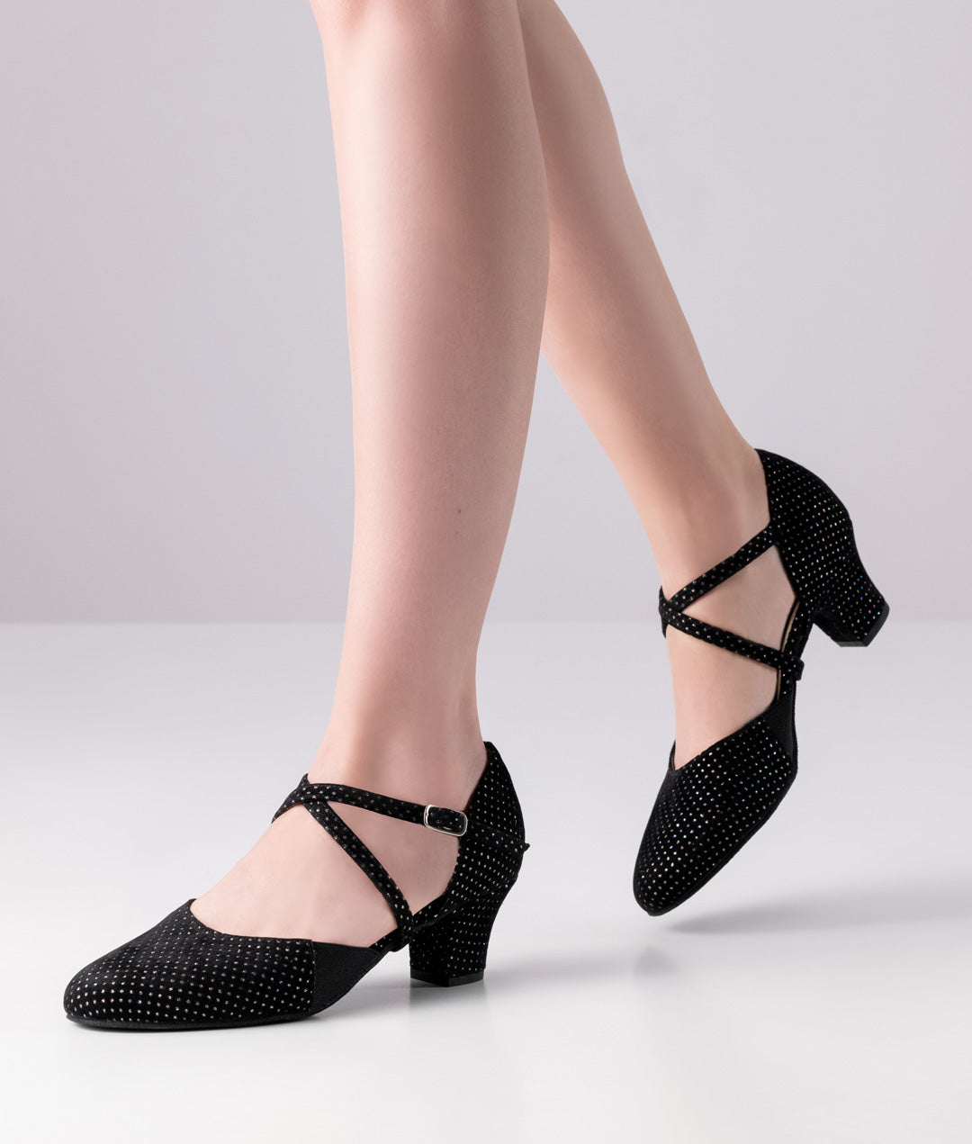 Ronja Practice Dance Shoe with Criss Cross Straps