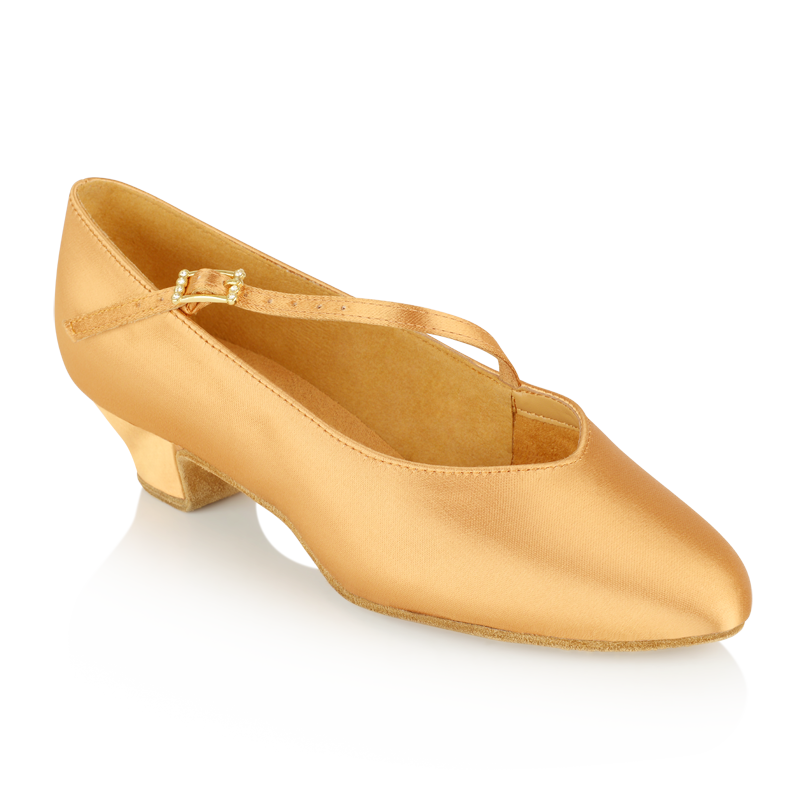 sunset flesh satin childs dance shoe