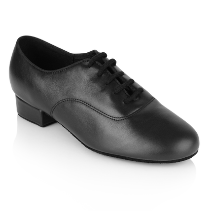 black leather ballroom dance shoes