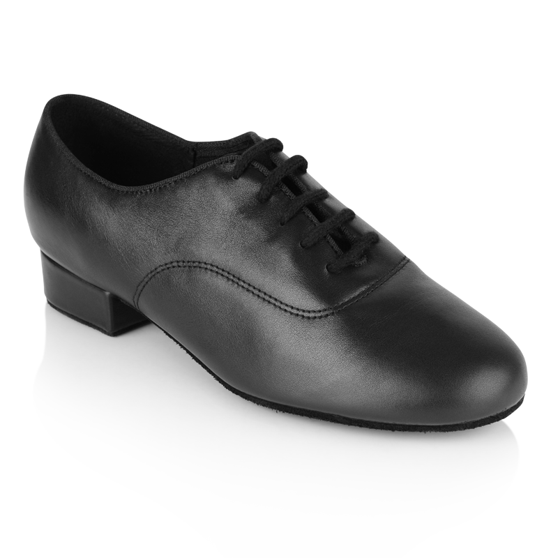 black leather ballroom dance shoes