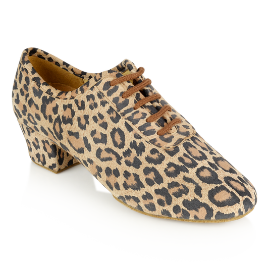 Ray Rose 415 Solstice Leopard Print Leather Ladies Practice Dance Shoe