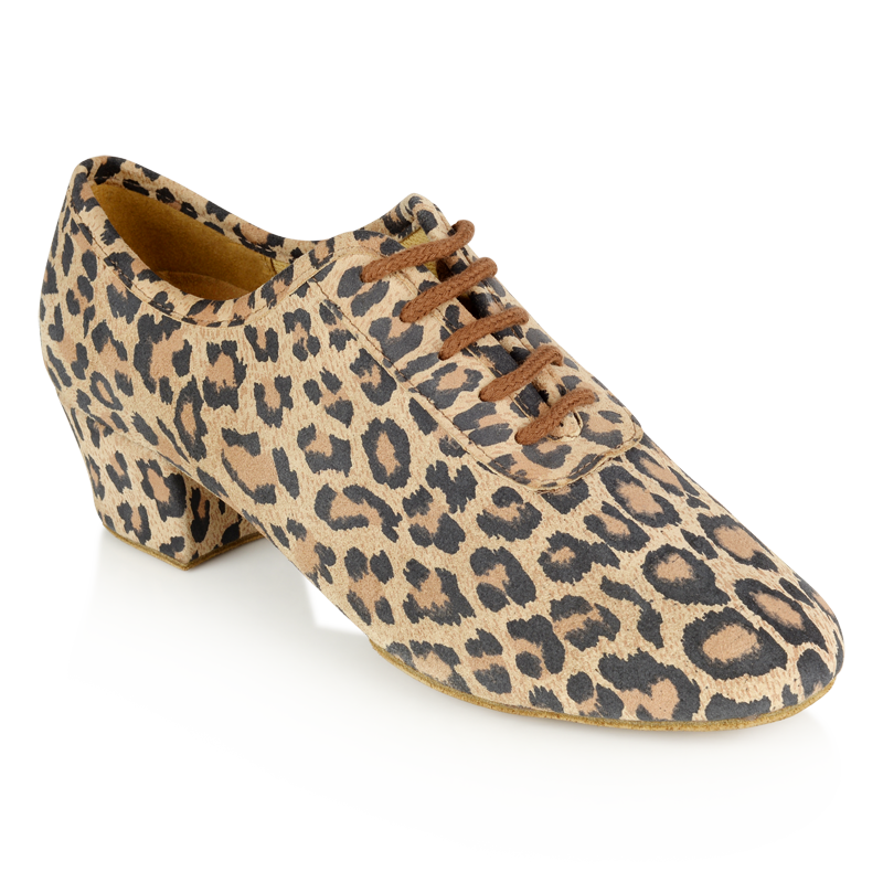 Ray Rose 415 Solstice Leopard Print Leather Ladies Practice Dance Shoe