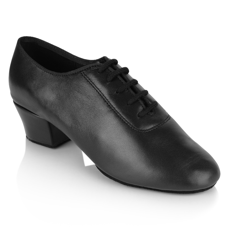 Ray Rose 451 Lightning Black Leather Boy's Latin Dance Shoe