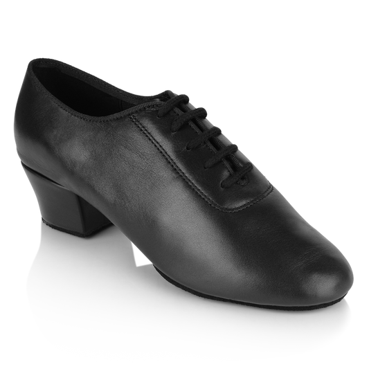 Ray Rose 451 Lightning Black Leather Boy's Latin Dance Shoe