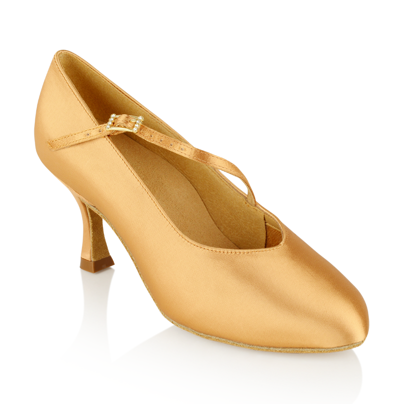 flesh satin standard ballroom dance shoes