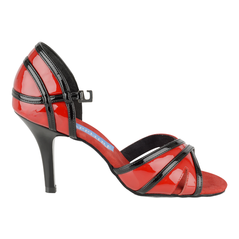 Ray Rose Aurora Red/Black Patent Ladies Latin Dance Shoe