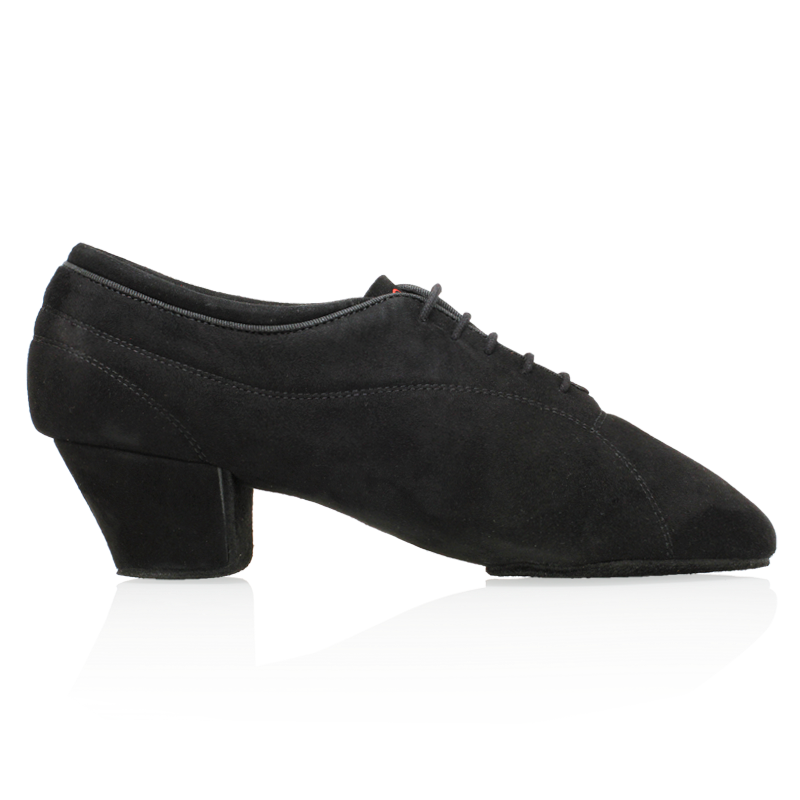 Ray Rose BW111 Bryan Watson Black Nappa Suede Men's Latin Dance Shoe with 1.5" Heel