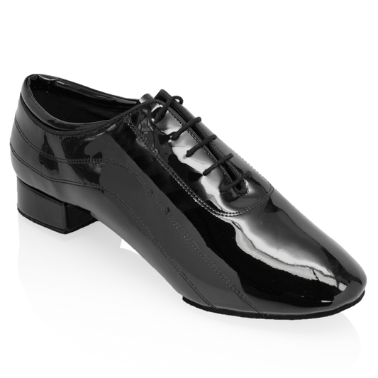 Ray Rose 355 Alex Black Patent Standard Ballroom Dance Shoe with Pro-Glide Impact Heel