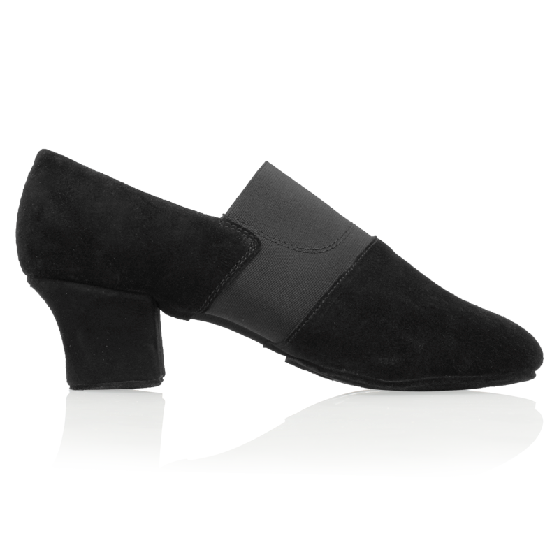 Ray Rose 419 Luna Black Nappa Suede Leather/Elastic Ladies Practice Dance Shoe