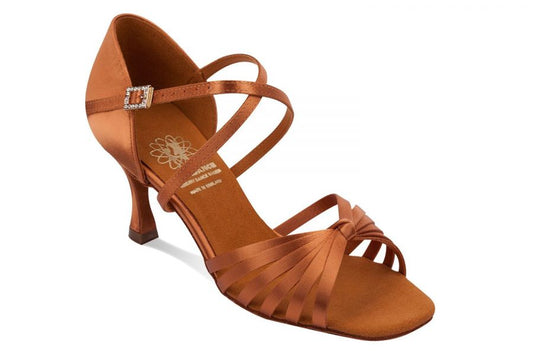 Supadance Ladies Latin Dance Shoes with Six Strap Knotted Vamp 1066