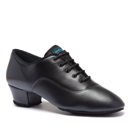 International Dance Shoes IDS Youth Black Calf Split-Sole Latin Dance Shoe BOYS RUMBA  in Stock