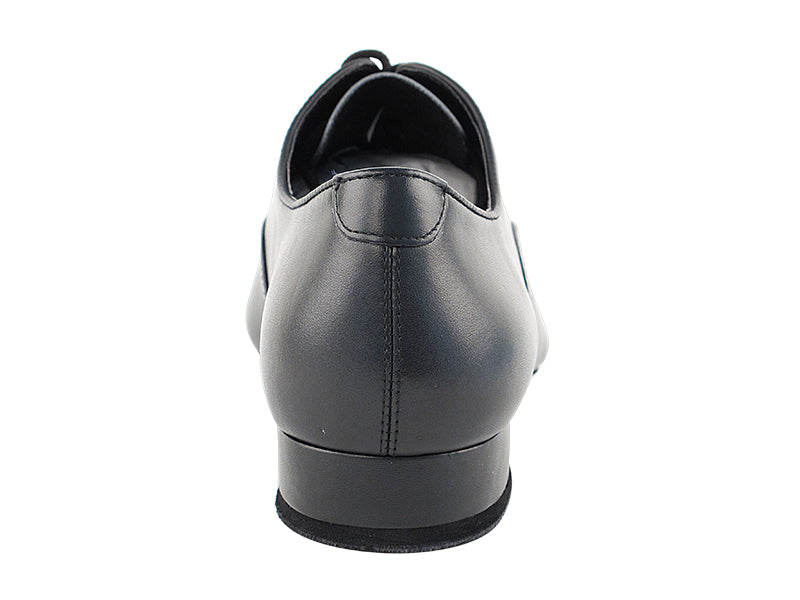 Very Fine CD1420 Black Leather Men's Ballroom Dance Shoe with Extra Memory Comfort Padding to Absorb Shock