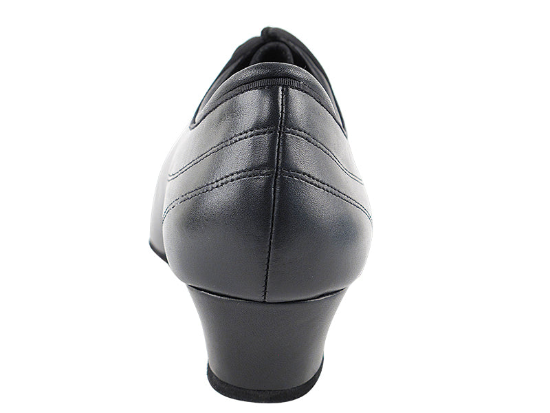 Very Fine Black Leather, Black Oxford Nubuck, or Black Patent Men's Latin Dance Shoes 9316 In Stock