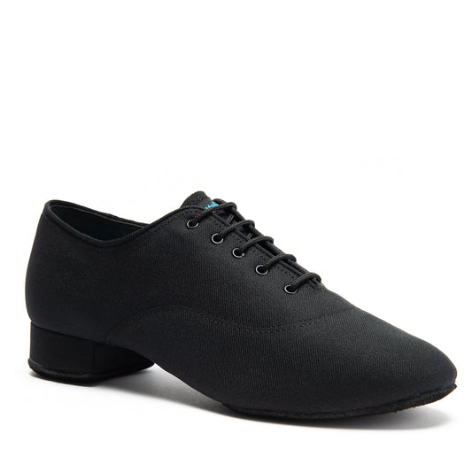 International Dance Shoes IDS Black Lycra Contra Pro Men's Ballroom Dance Shoe