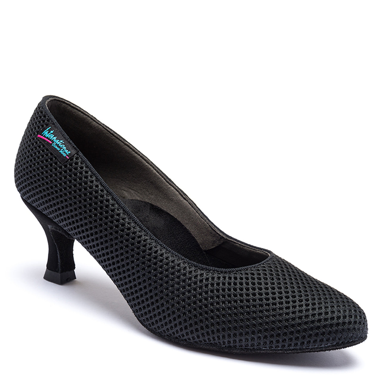 International Dance Shoes IDS ICS RoundToe AirMesh Ladies Ballroom Dance Shoe with Breathable Fabric