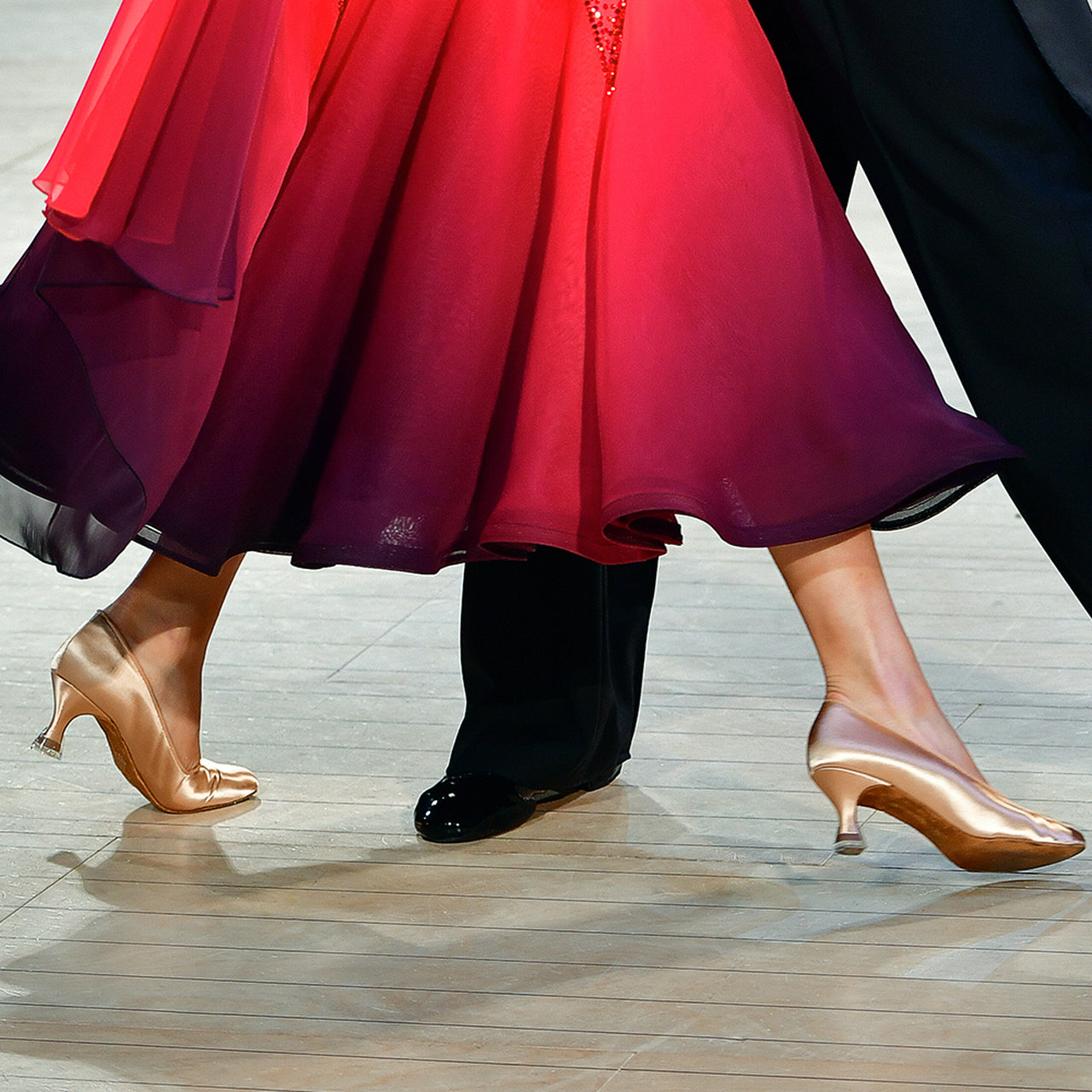 International Dance Shoes IDS ICS RoundToe Ladies Peach Satin Standard Ballroom Dance Shoe