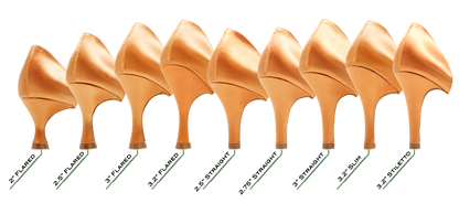 Ray Rose Heel chart for Women's shoes