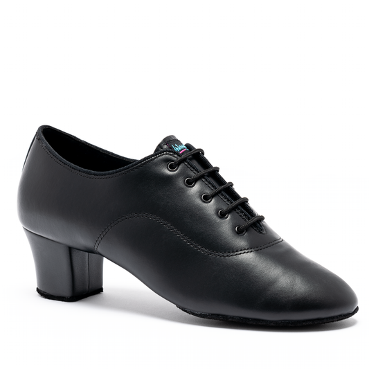 International Dance Shoes IDS Rumba Men's Latin Shoe Available in Black Calf or Lycra in Stock
