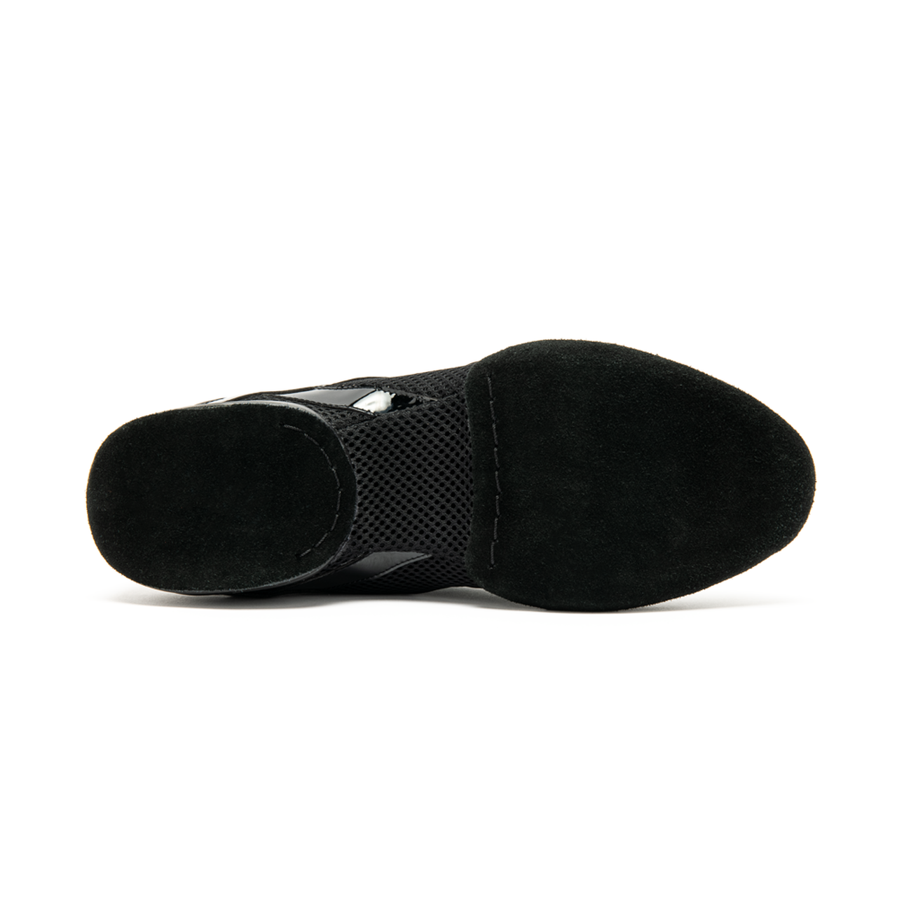 International Dance Shoes IDS Tempo Teaching/Practice Shoe in AirMesh/Black Patent in Stock